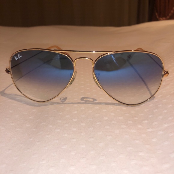 SOLD‼️‼️Ray-Ban sunglasses Aviator Gradient 55mm - Picture 2 of 4